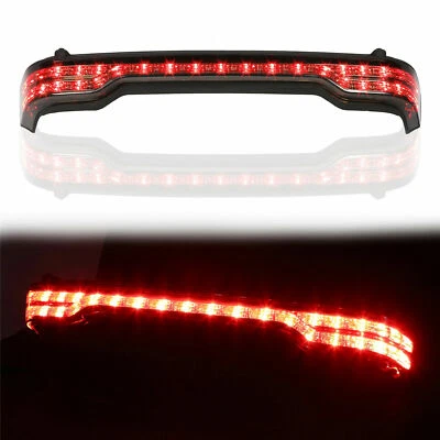 Luz LED de flujo de giro trasera freno maletero equipaje King Pack para Harley Touring 14-25 Foto 1 de 4
