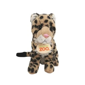 Peluche de peluche de guepardo zoológico de mascotas 8" gato grande San Anatonio juguete de recuerdo - Imagen 1 de 16