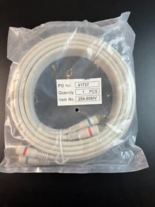 NEW 6 FT Component Video Audio Cable Heavy Duty Thick 5 RCA WIRE 254-606IV - Picture 1 of 2
