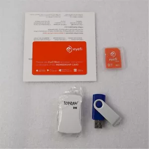 eye-fi mobi 8GB SDHC SD Memory Card WiFi Class 10 *AUTO TRANSFER PICTURES/VIDEOS - Picture 1 of 4