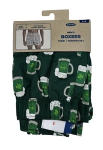 Calzoncillos boxer Old Navy para hombre 3,75” entrepierna día de San Patricio cerveza verde talla S XXL - Imagen 1 de 1