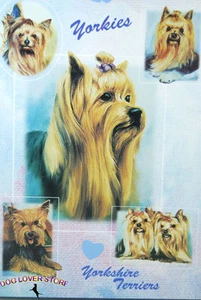 Yorkie Gift Wrapping Paper - Picture 1 of 1