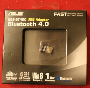 ASUS USB-BT400, Bluetooth-Adapter, schwarz Neu OVP Bluetooth 4.0 - Bild 1 von 1