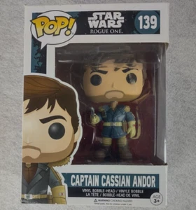 NEW Funko POP! Star Wars Rogue One CAPTAIN CASSIAN ANDOR #139 Vinyl Bobble-Head - Picture 1 of 8