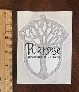 Fort Collins PURPOSE BREWERY & CELLARS BEER STICKER Colorado Brew Brewing Craft - Picture 1 of 1