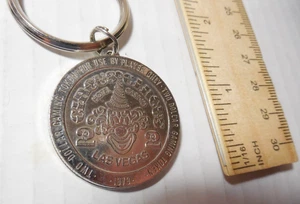 Vintage 1970s Circus Circus Las Vegas Hotel Casino 1979 Token Keychain Ring Key - Picture 1 of 5