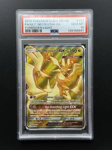Ultra Necrozma GX (Full Art) 127/131 Sm-Forbidden Light Holo - PSA 10 Gem Mint - Picture 1 of 2