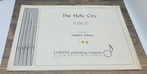 The Holy City Stephen Adams Partituras Órgano Solo Lorenz Publishing 1944 - Imagen 1 de 6