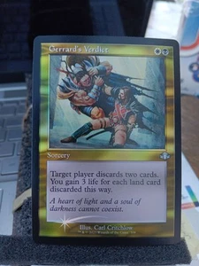 Gerrard's Verdict 358 Foil Retro Frame Dominaria Remastered Magic The Gathering - Bild 1 von 2