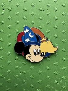2025 Disney Parks Magical Mysteries Pin Sorcerer Mickey Slippers - Picture 1 of 2