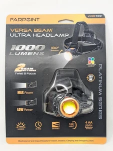 Farpoint Versa Beam Ultra Stirnlampe 1000 Lumen, 2 Strahlstufen - Bild 1 von 4