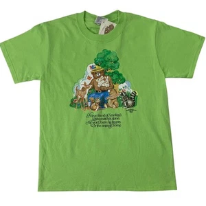 NWT The Smokey the Bear Collection Youth Medium Green True Friend Animals TShirt - Picture 1 of 6