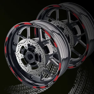 Red 17'' Rim Wheel Sticker Decal Strip Tape R01B For YZF 600R Thundercat -MC - Picture 1 of 11