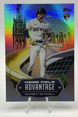 2023 Topps Update Series Home Field Advantage Garrett Mitchell #HA-24 (RC) - Image 1 of 2