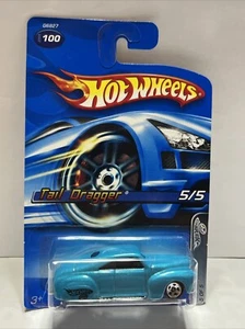 ๐๐ซ Rare Gift SHINY Blue 2005 HotWheels Tail Dragger #100 Red Lines 5 of 5 - Picture 1 of 11