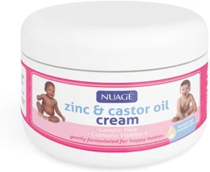 Cotton Tree Zinc and Castor Oil Cream for Nappy Rash, White - Picture 1 of 12
