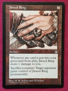 Magic The Gathering STRONGHOLD JINXED RING tarjeta de artefacto Magic The Gathering Magic The Gathering - Imagen 1 de 2