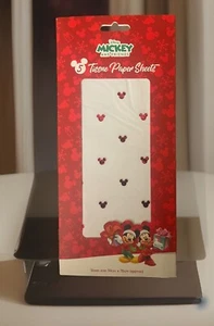 Disney Mickey Mouse Wrapping Paper Tissue Paper Sheets 5pk - Picture 1 of 2