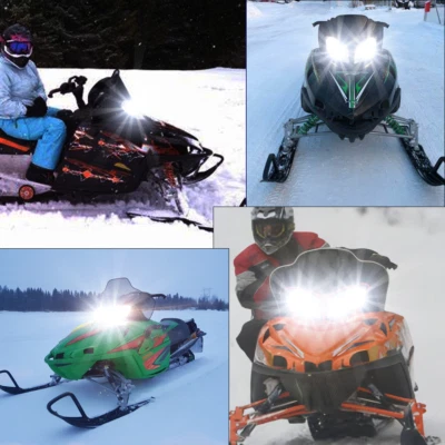 4x LED Headlights Combo Bulbs Kit For Arctic Cat Powder Special 500 600 700 2000 - Image 1 of 4