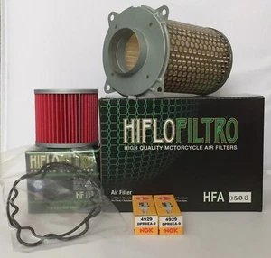 Service Kit Fits SUZUKI GS500 E / F (1988 to 2010) Filters and NGK Spark Plugs - Picture 1 of 6