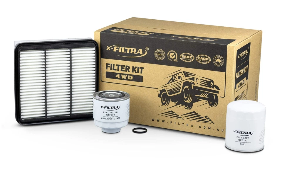 OIL AIR FUEL Filter Kit for MITSUBISHI Challenger PB PC Triton ML MN Diesel 2.5L - image 1 of 1