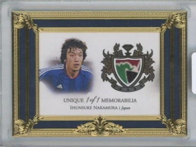 SHUNSUKE NAKAMURA 2024 FUTERA Unique Gold Plated Framed 1 of 1 Memorabilia - Image 1 of 2