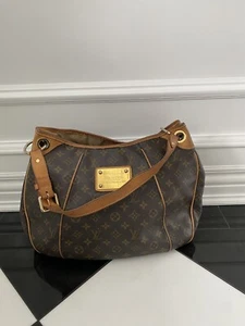 Authentic Louis Vuitton Monogram Shoulder Handbag Brown Vintage - Picture 1 of 12