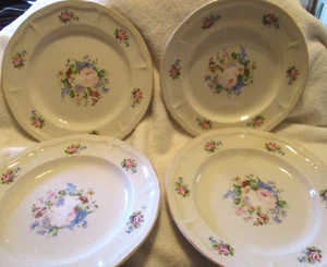 Vintage~Stone Perugino Cina~Set di 4~11,0" Piatti da cena~Modello floreale - Foto 1 di 19