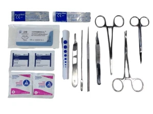 Advanced Surgical Suture Kit  First Aid Medical Travel Trauma Pack - Picture 1 of 1