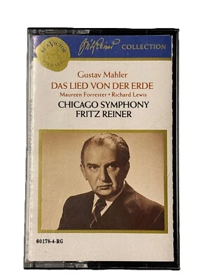 Gustav Mahler-Das Lied Von Erde/Forrester-Lewis/Chicago Symphony-Reiner Cassette - Image 1 of 4