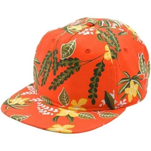 Vans Off The Wall Broloha Mütze Kappe orange tropisch Camper weich Krone neu mit Etikett - Bild 1 von 4