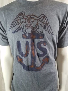 American Apparel US Anchor with Eagle XL Gray - Picture 1 of 6