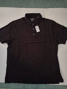 Todd Snyder Herren XXL SCHWARZ Non Slub Premium Jersey S/S Polo Shirt $ 98 - NEU Neu mit Etikett - Bild 1 von 3