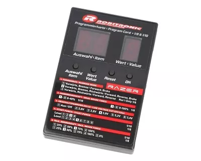Robitronic LED Programmierbox Razer ten und eight R01269  - Bild 1 von 4