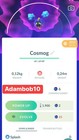 Pokémon Go | Cosmog (Non Shiny) - Mini PTC 80K Stardust