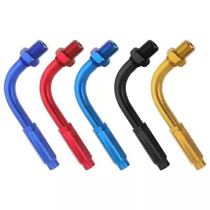90Degrees Black/Red Accelerator Throttle Cable adjuster for Motorcycle Dirt Bike - Picture 1 of 10