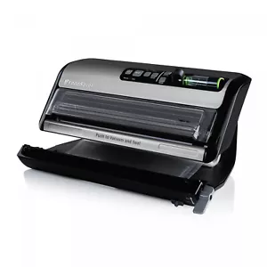 2-in-1 Vacuum Sealing System Food Saver Saving Preservation Machine Kitchen BLK - Picture 1 of 8