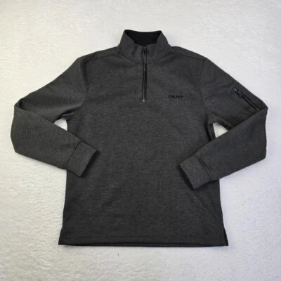 Pullover DKNY Cuarto Cremallera Para Mujer Talla M Gris Carbón Informal Manga Larga Foto 1 de 4