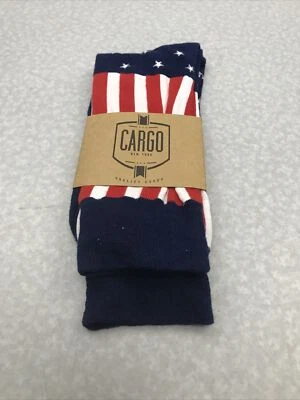 Cargo NY Socks Red Blue White Spandex Polyester Cotton Skater Americana KG RR17 - Image 1 of 2
