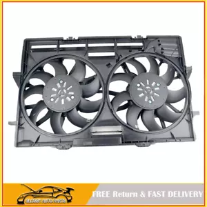 Radiator Cooling Fan motor Assembly For Audi A6 A7 4G 3.0 4.0 TFSI 2012-2017 - Picture 1 of 9