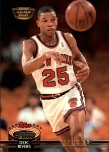 1992-93 Stadium Club Members Only Knicks Basketball Card #241 Doc Rivers /10000 - Picture 1 of 2