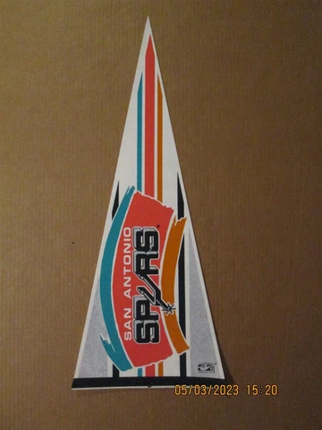 NBA San Antonio Spurs Vintage Circa 1980's Style #3 Team Logo Basketball Pennant Cover