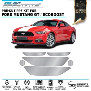 Película de protección de pintura con astillas de piedra para faros/luces para Ford Mustang 2015-2017 - Imagen 1 de 3
