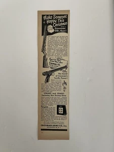 Vintage 1950 Print Ad Crosman CO2 Gun Christmas Advertisement - Picture 1 of 3