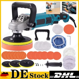 Set Pulidora 1600W Coche 6 Velocidad Ajustable Cera - Imagen 1 de 12
