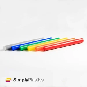 Coloured Extruded Acrylic Plastic Perspex Rod / Various Diameters Available - Picture 1 of 1