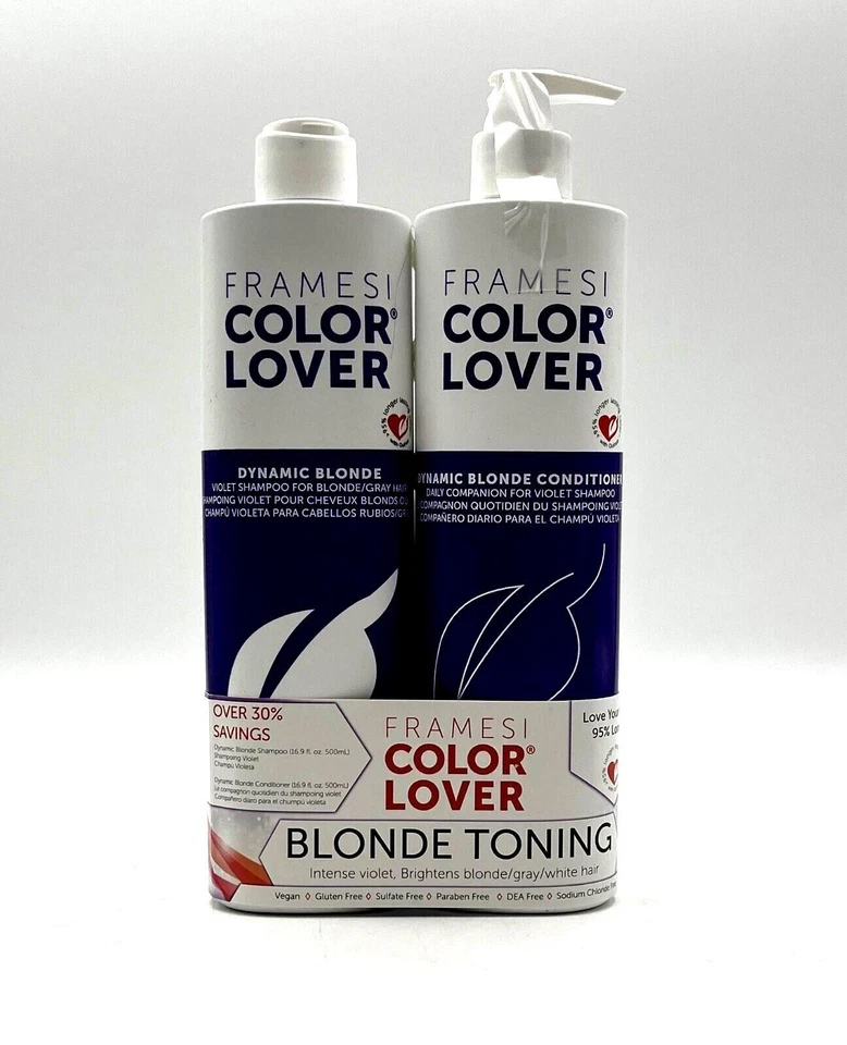 Framesi Color Lover Dynamic Blonde Shampoo & Conditioner 16.9 oz Duo - Image 1 of 1