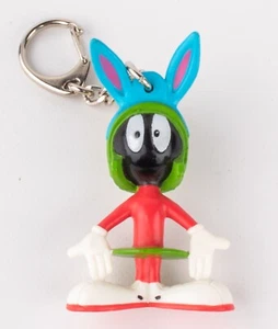 Vintage 2000s Y2k Looney Tunes Marvin the Martian Keychain - Picture 1 of 4