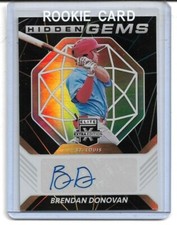 2021 PANINI ELITE EXTRA EDITION HIDDEN GEMS BRENDAN DONOVAN AUTO HG-BD CARDINALS