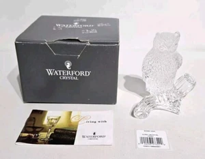 Vintage Waterford Crystal Barn Owl 105087 ☆ New / Read ☆ - Picture 1 of 22